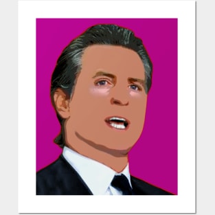 gavin newsom Posters and Art